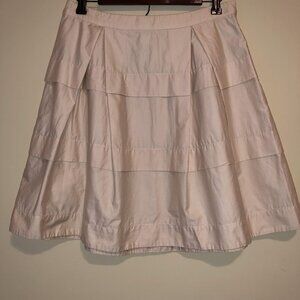 J. Crew Ivory Mini Skirt Size 4